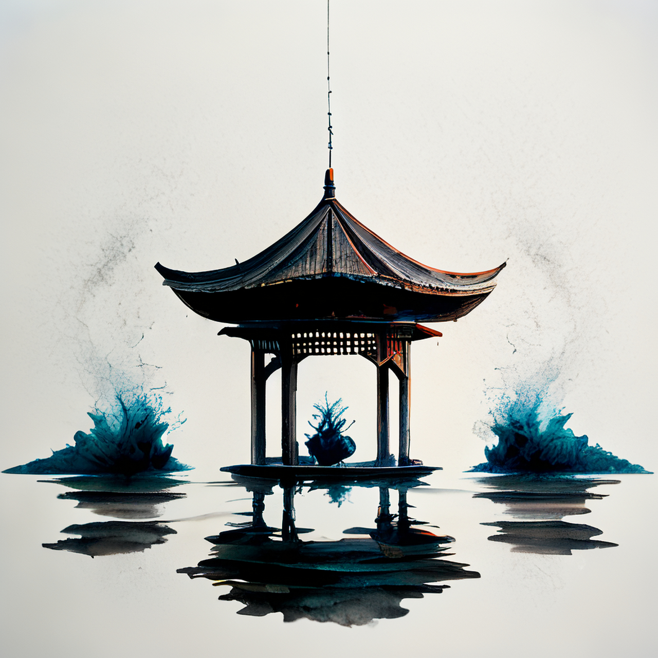 百度ai绘图黑科技#壁纸,微视图,古风绘画,中国风,描绘古诗词,古典美.