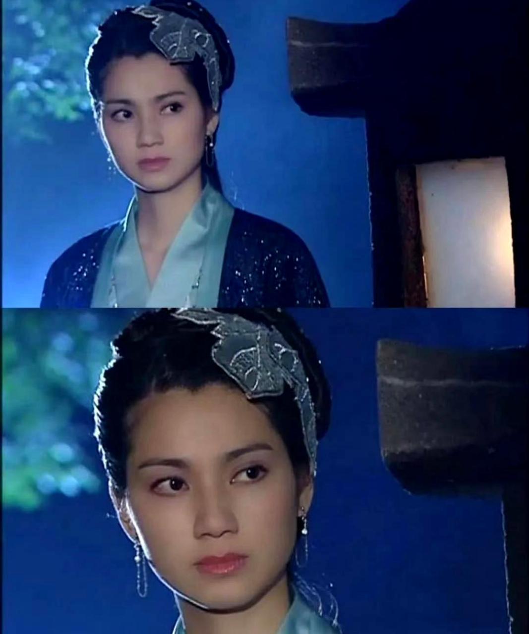 《刁蛮公主》中,洪欣饰演女主角司徒静的师傅,古装造型非常大气美丽