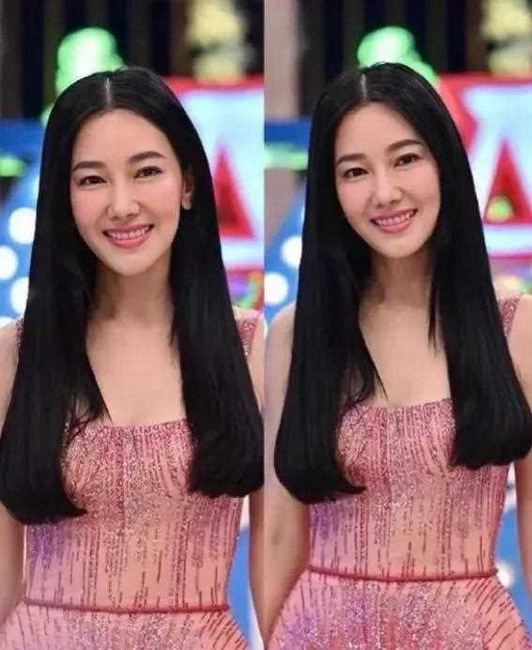 泰国女神noon和aff,chompoo两大美女合影,月亮姐的美貌赢了,画面好