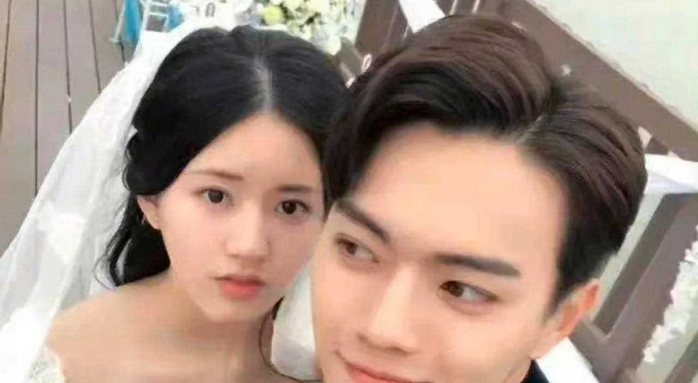 赵露思和许凯的婚纱照,俊男美女的合照好登对啊.