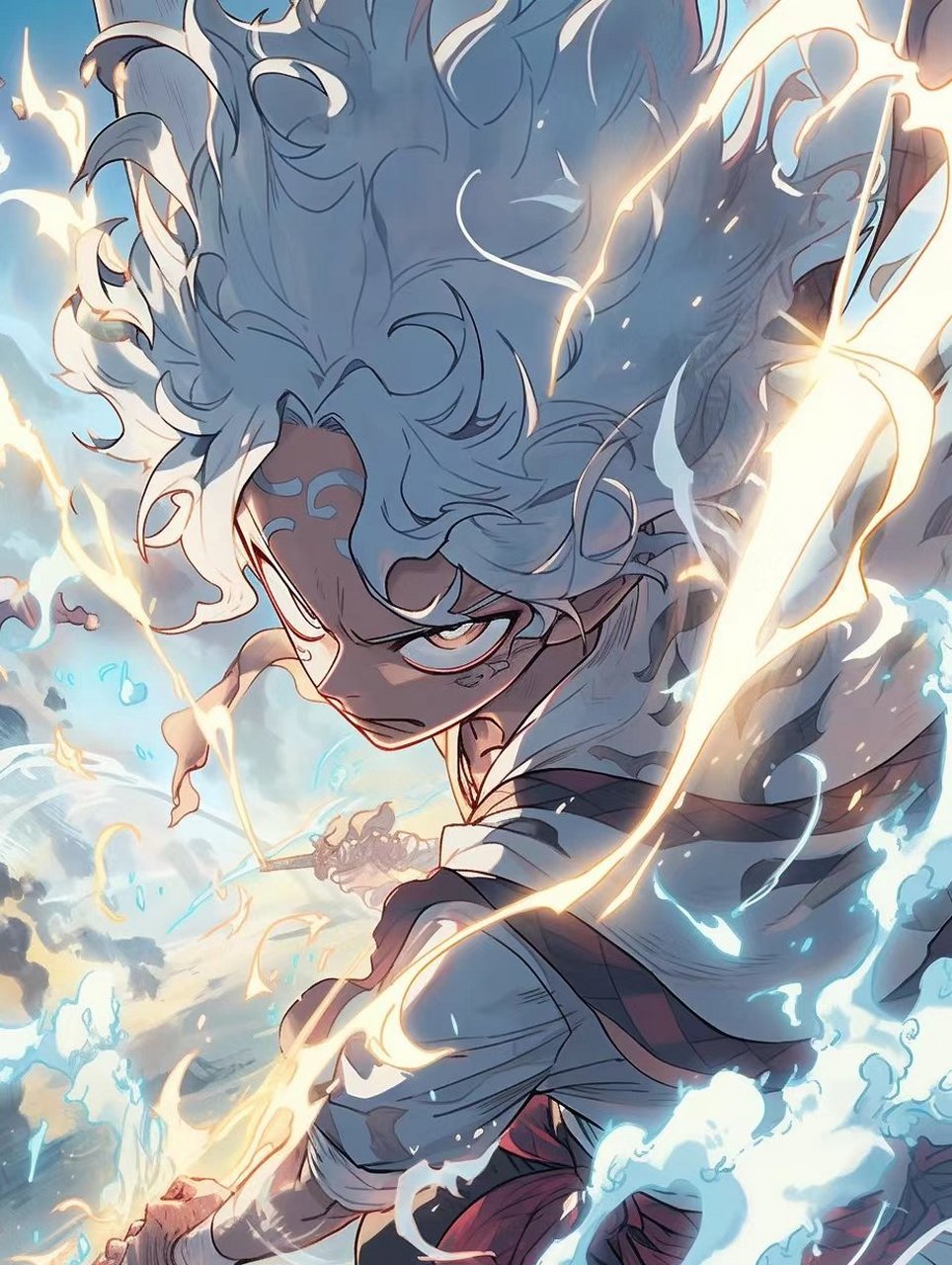 ai绘画# 《海贼王》五档路飞