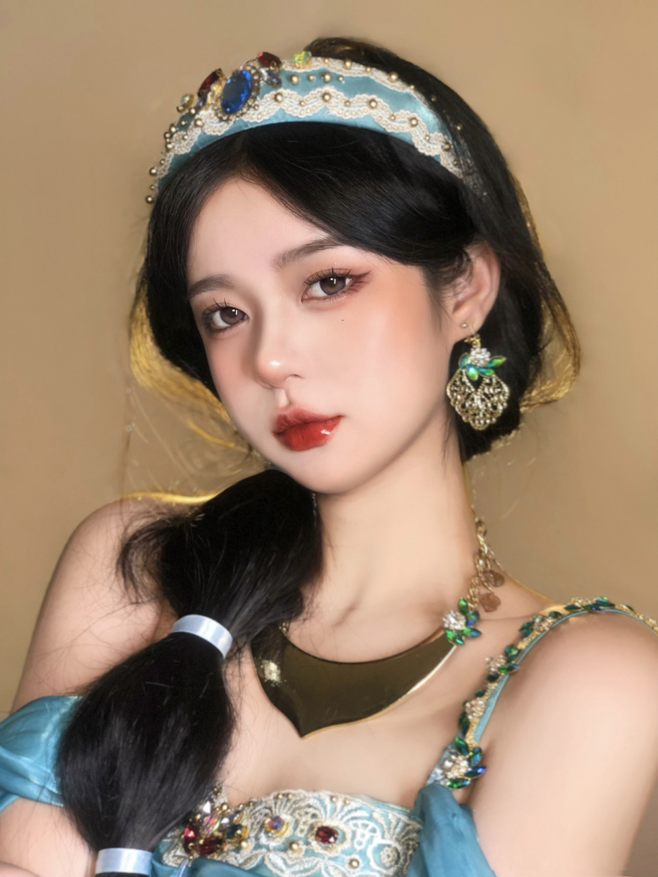 茉莉公主妆容分享  这套茉莉公主有很多宝贝求妆教来着,立马赶来交