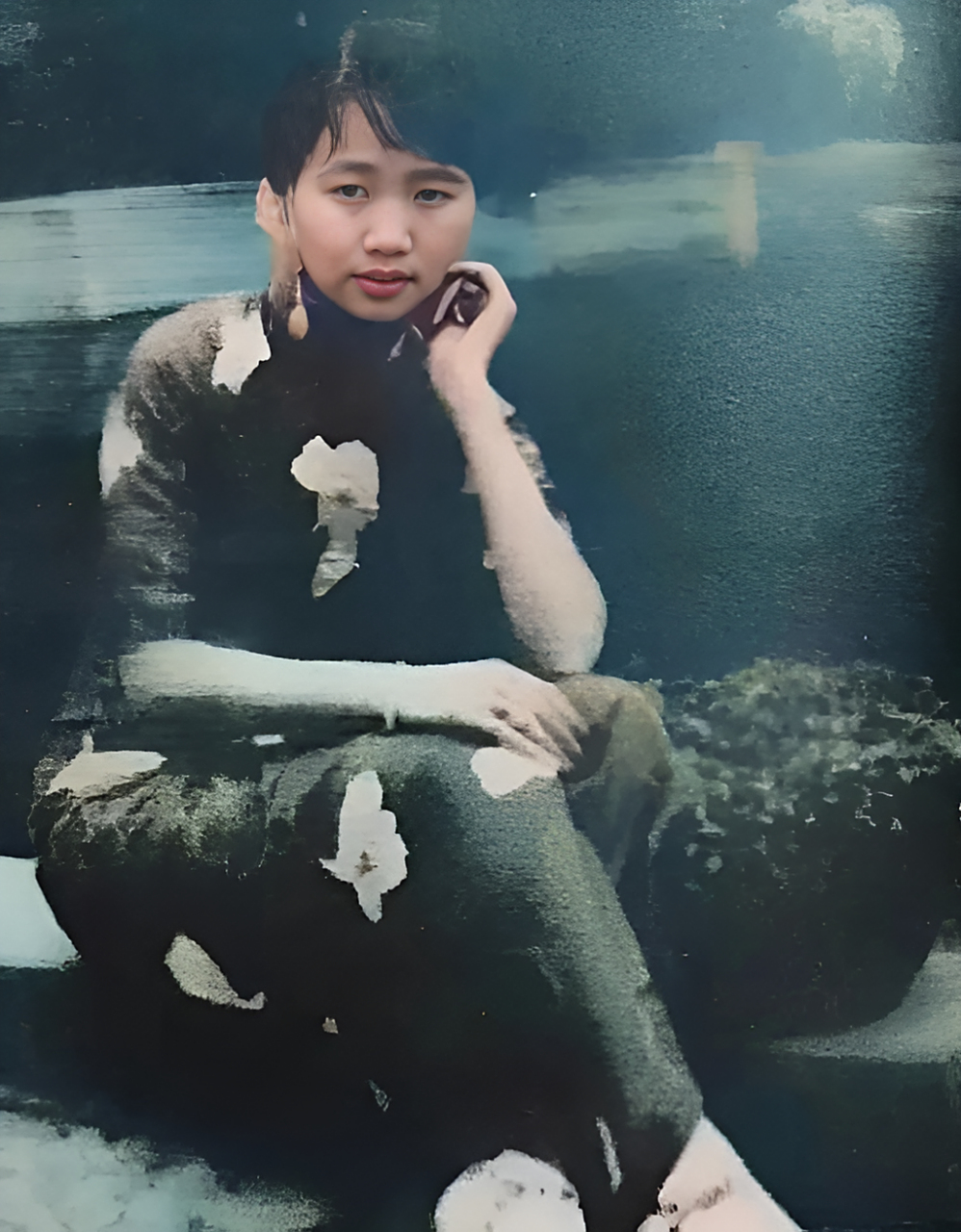 1932年,这张照片展示的是刘文彩三姨太凌君如年轻时的样子!