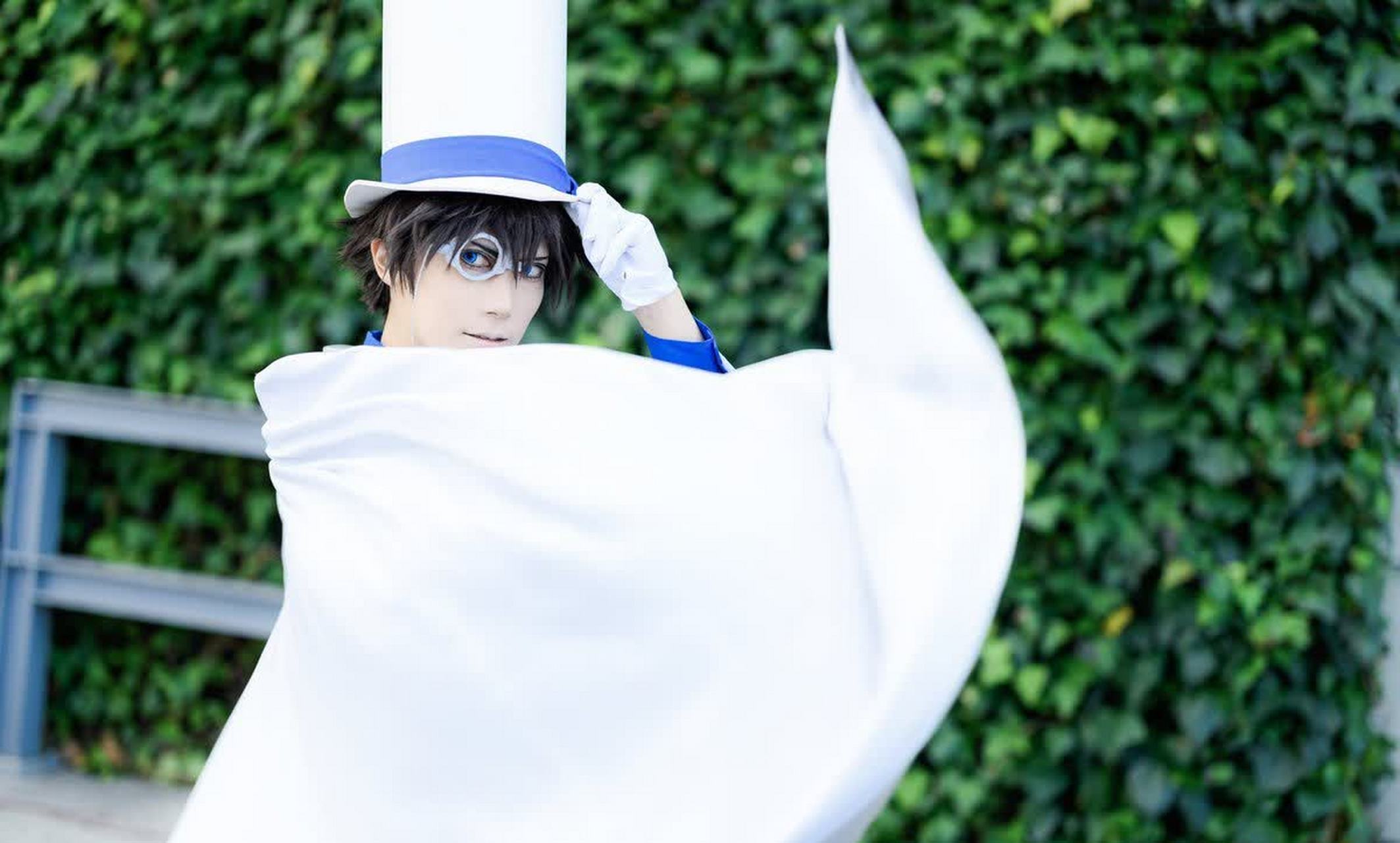 《名侦探柯南》中的"怪盗基德"由日本小哥cos,帅气又帅气!