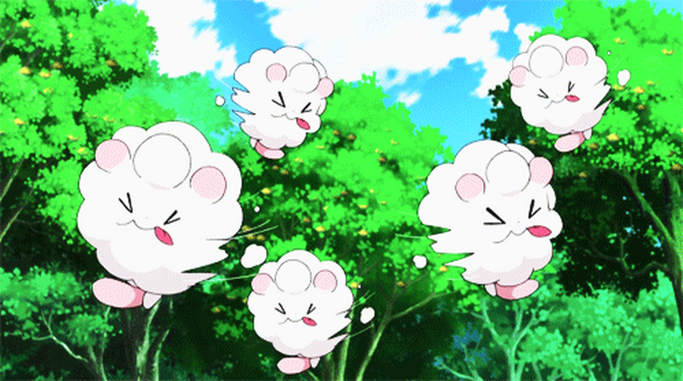 每日宝可梦图鉴:684绵绵泡芙 属性:妖精 分类:棉花糖宝可梦 种族值