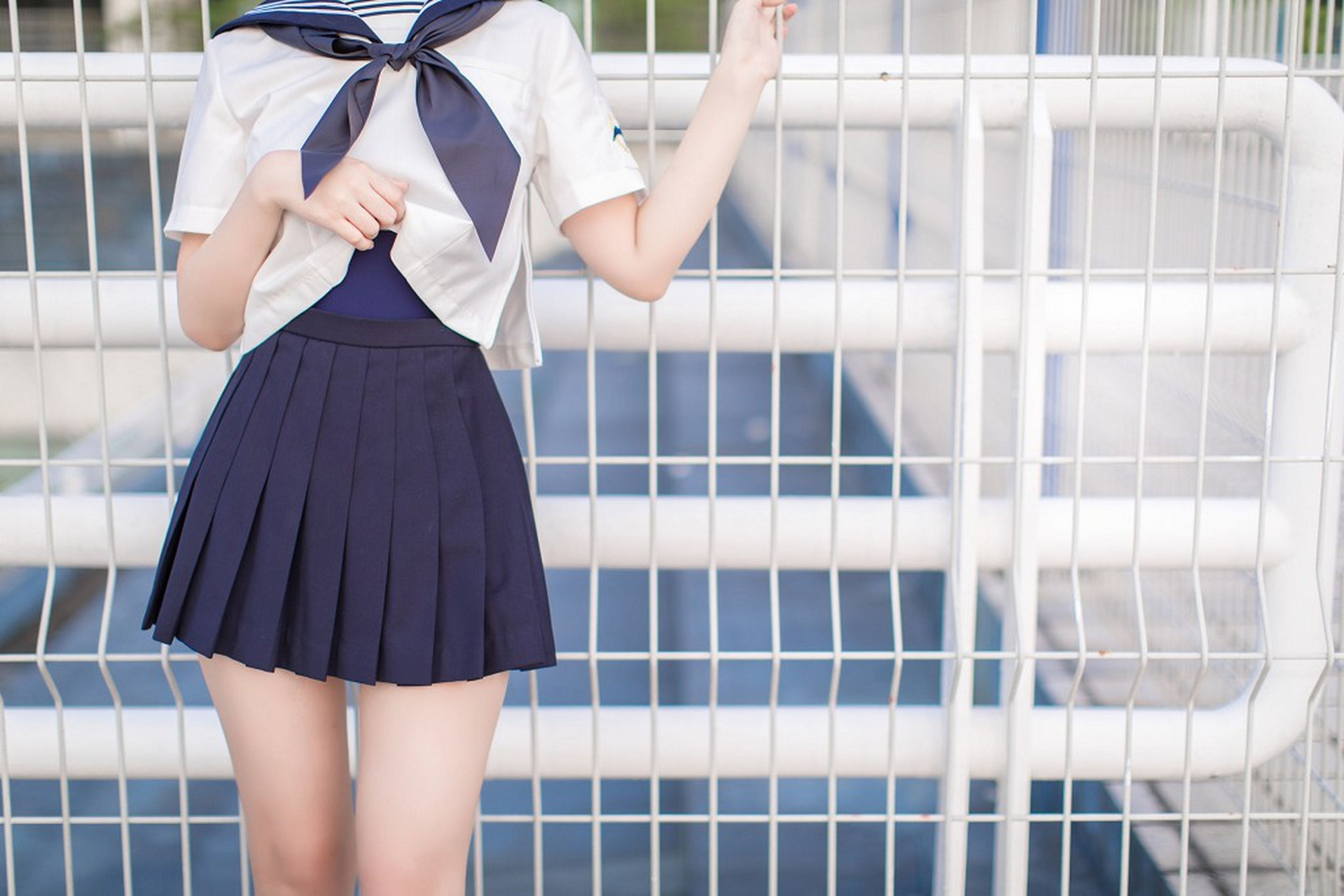 甜美少女雯妹超清jk写真