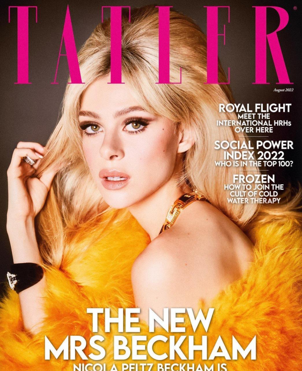 美国影星妮可拉·佩尔茨,《tatler》家庭访谈时尚摄影