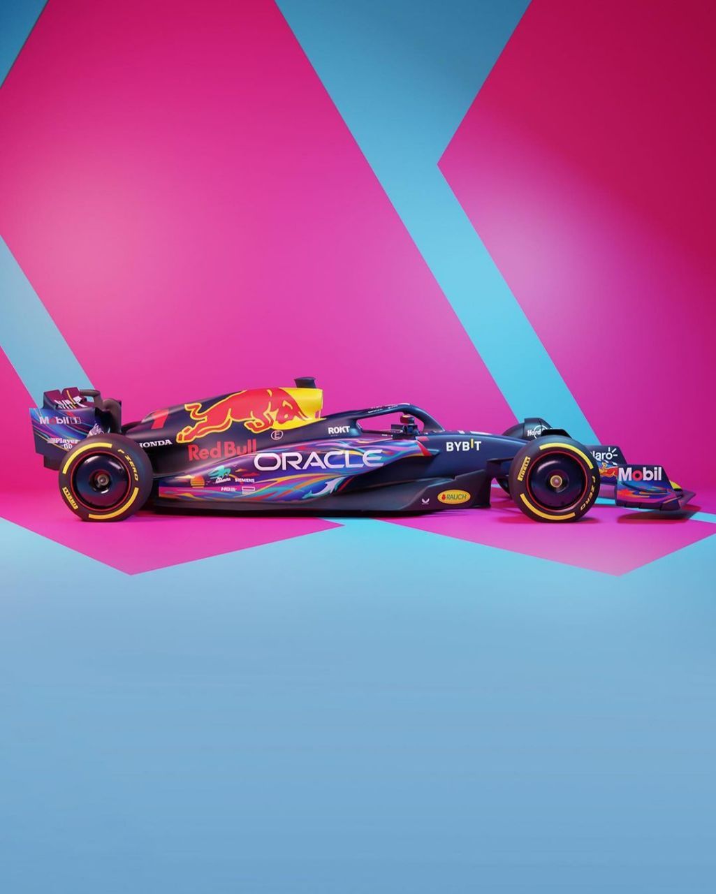 红牛f1车队|今年米国三站比赛的特别版涂装前面4图是红牛发布的四张