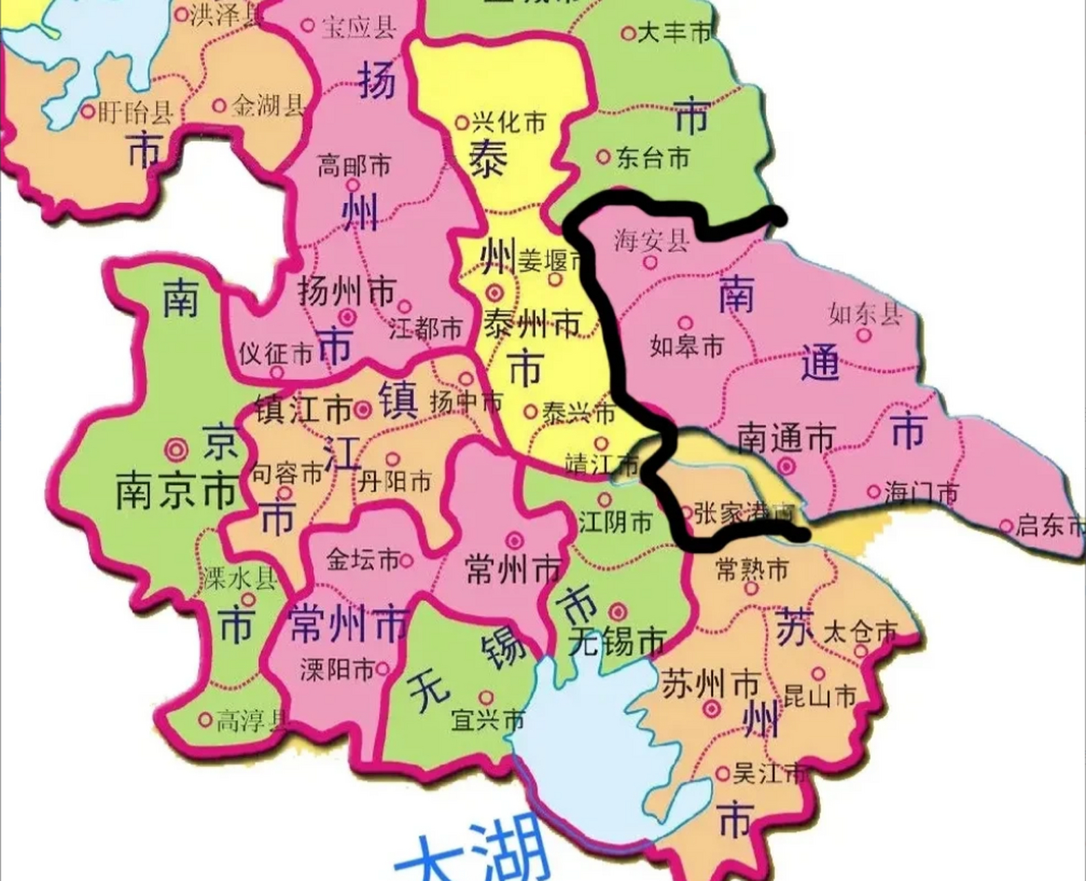 张家港市老地图图片