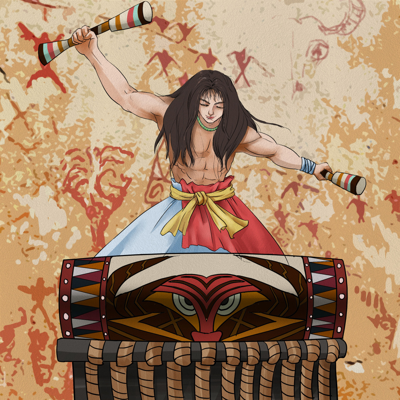 国家级非遗"佤族木鼓舞"主要分布在云南省临沧市沧源佤族自治县,是由