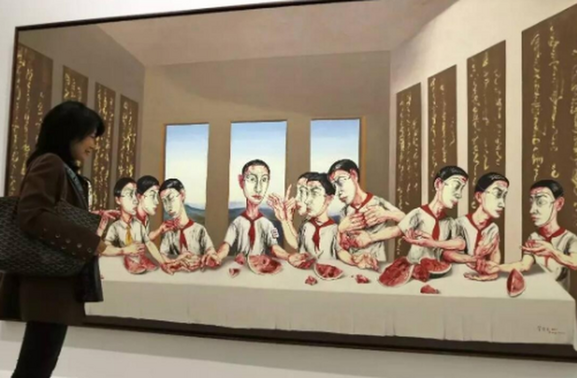 当年,书画大家曾梵志主动送画给林依轮,只为喝上一口林依轮做的汤