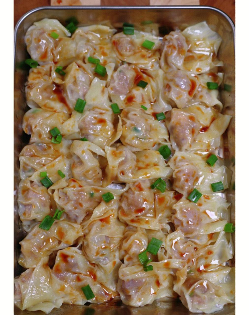 广式蒸云吞,皮薄肉多,超级好吃!