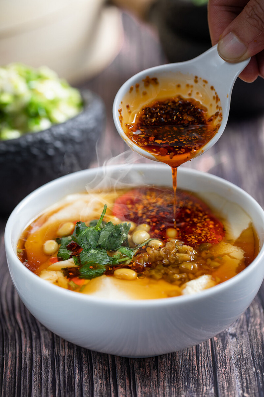 寻味主理人# 陕西传统美食豆腐脑,南北口味各不同,你更爱咸味还是