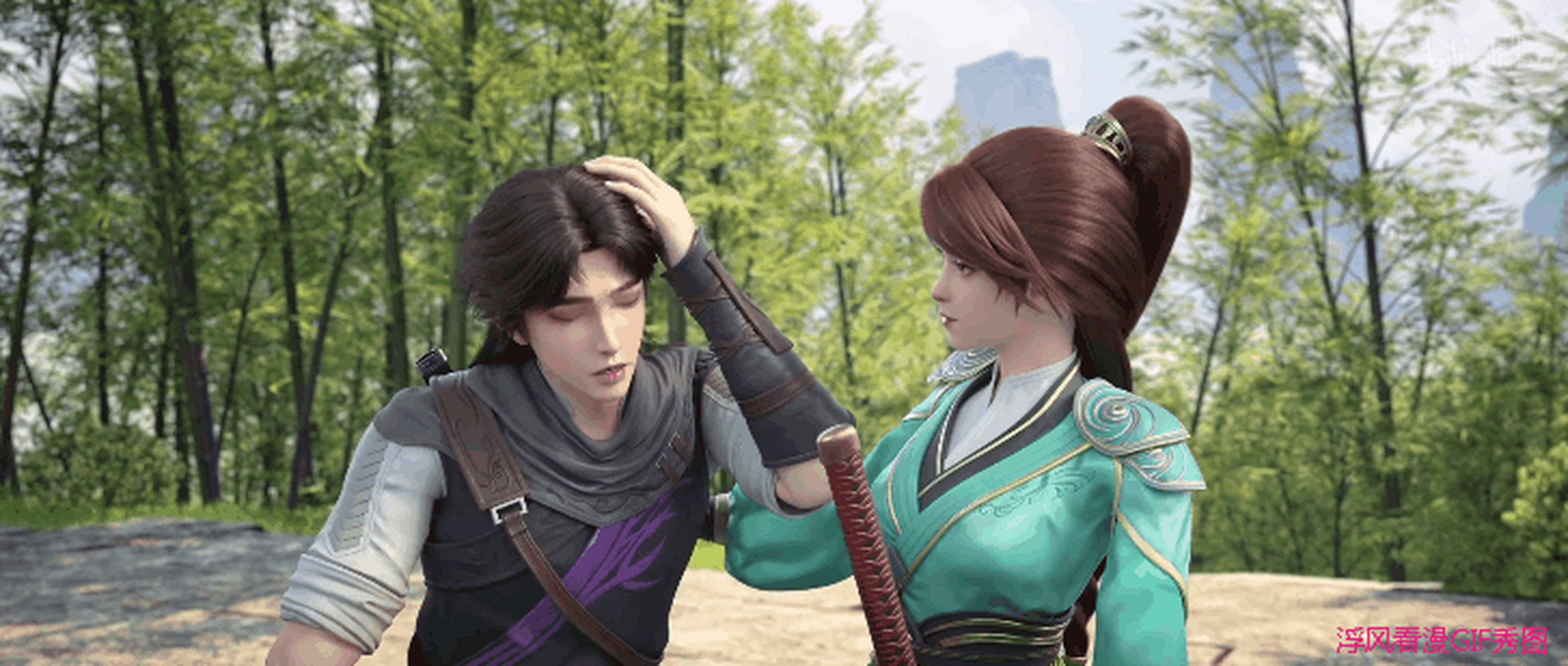 人家堂堂掌门之女,你第一次见面,就敢摸手搭肩?——《傲世九重天》03