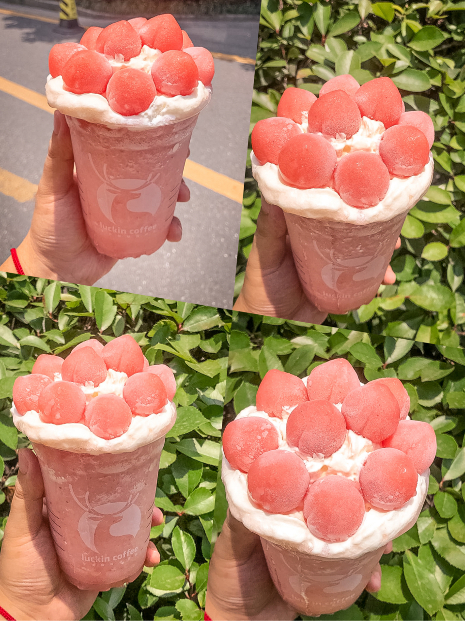瑞幸新品超日的桃子冰,可可爱爱 等了一年,瑞幸桃子冰回归了 日炎炎