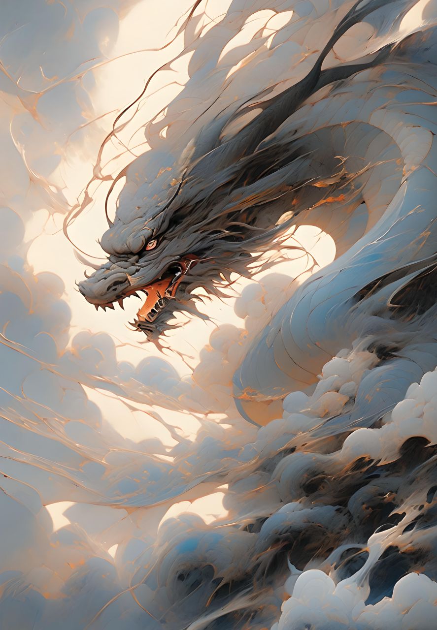 白龙#二次元##白龙##龙##壁纸##图片##分享图片#动漫头像和壁纸