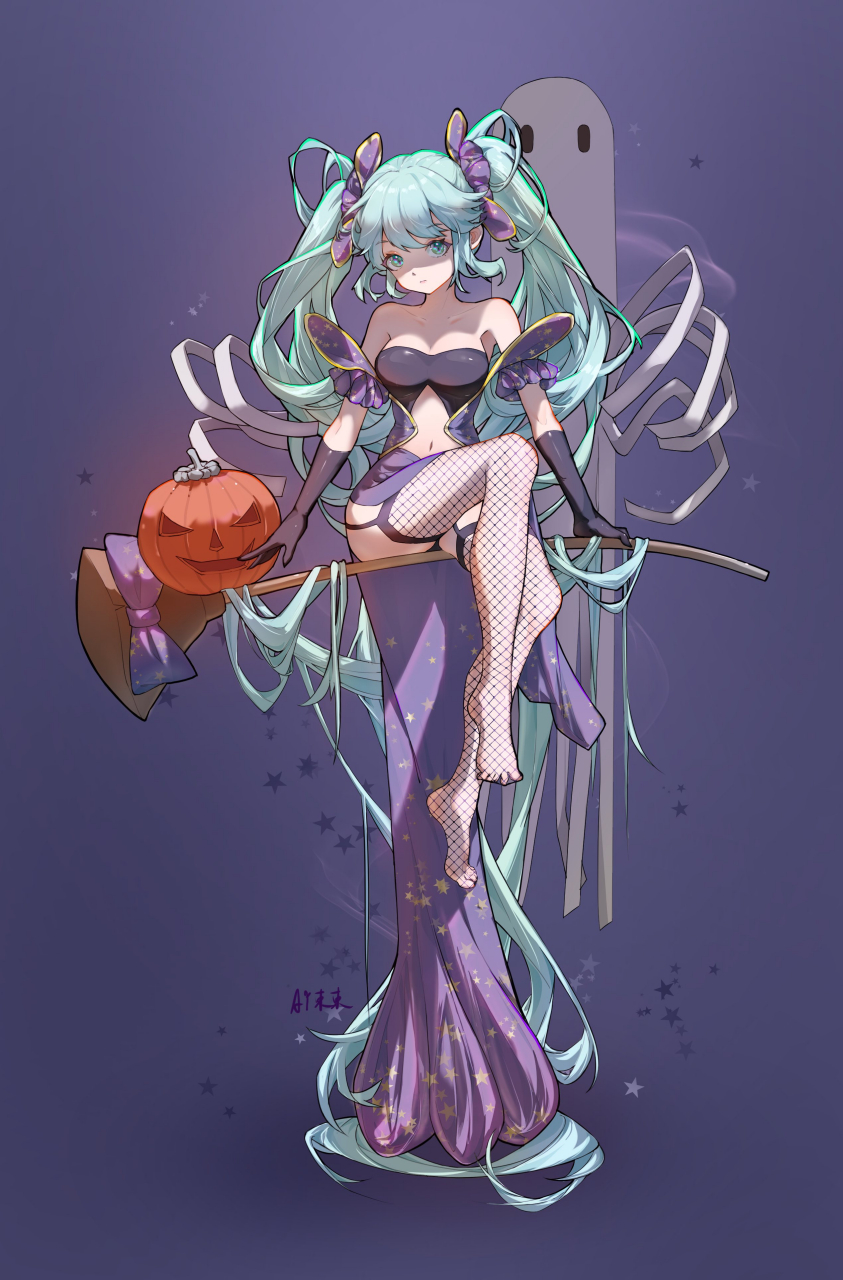画师:爱东东不爱吃生肉 #初音未来# #万圣节