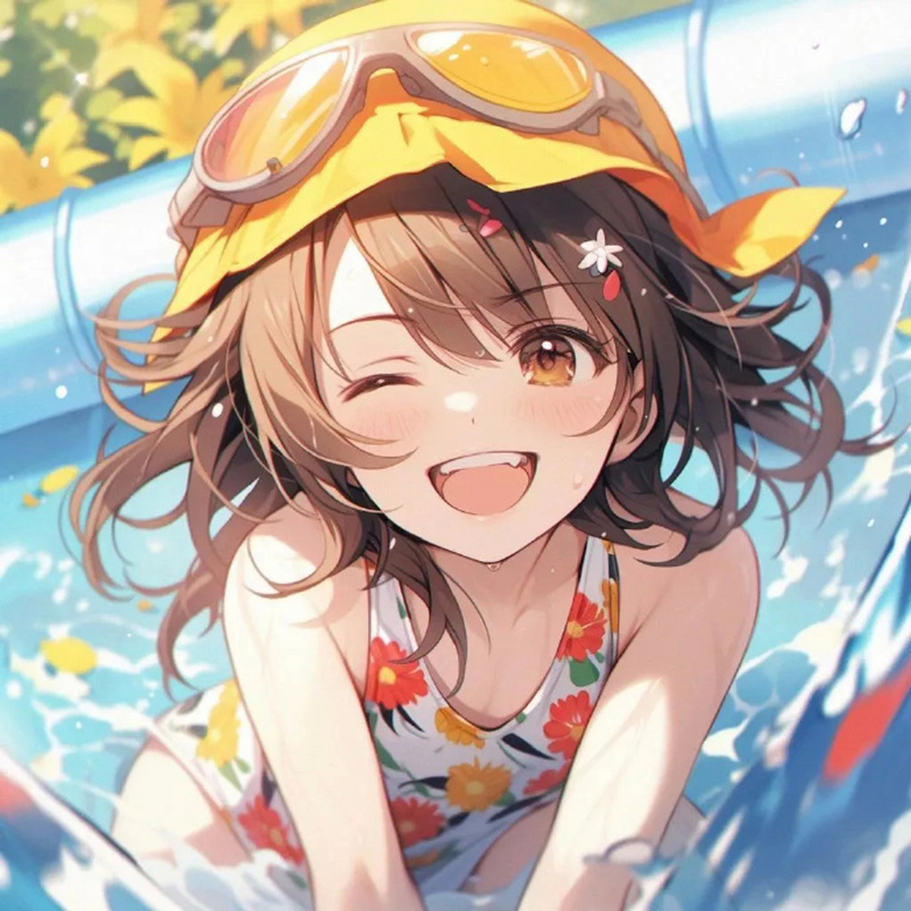 水上乐园快乐女生头像 676767