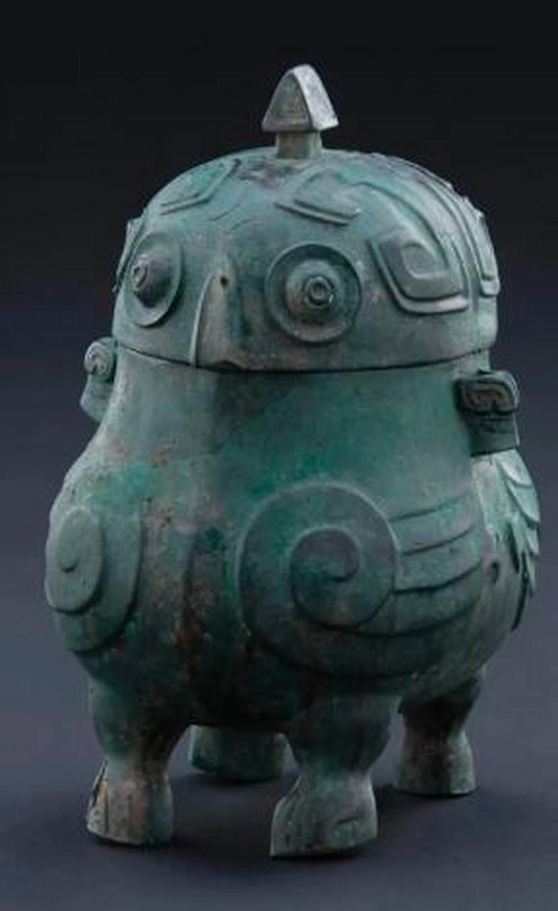 山西博物馆的显眼包——鸮卣 商朝时期文物,1956年出土于山西省石楼县