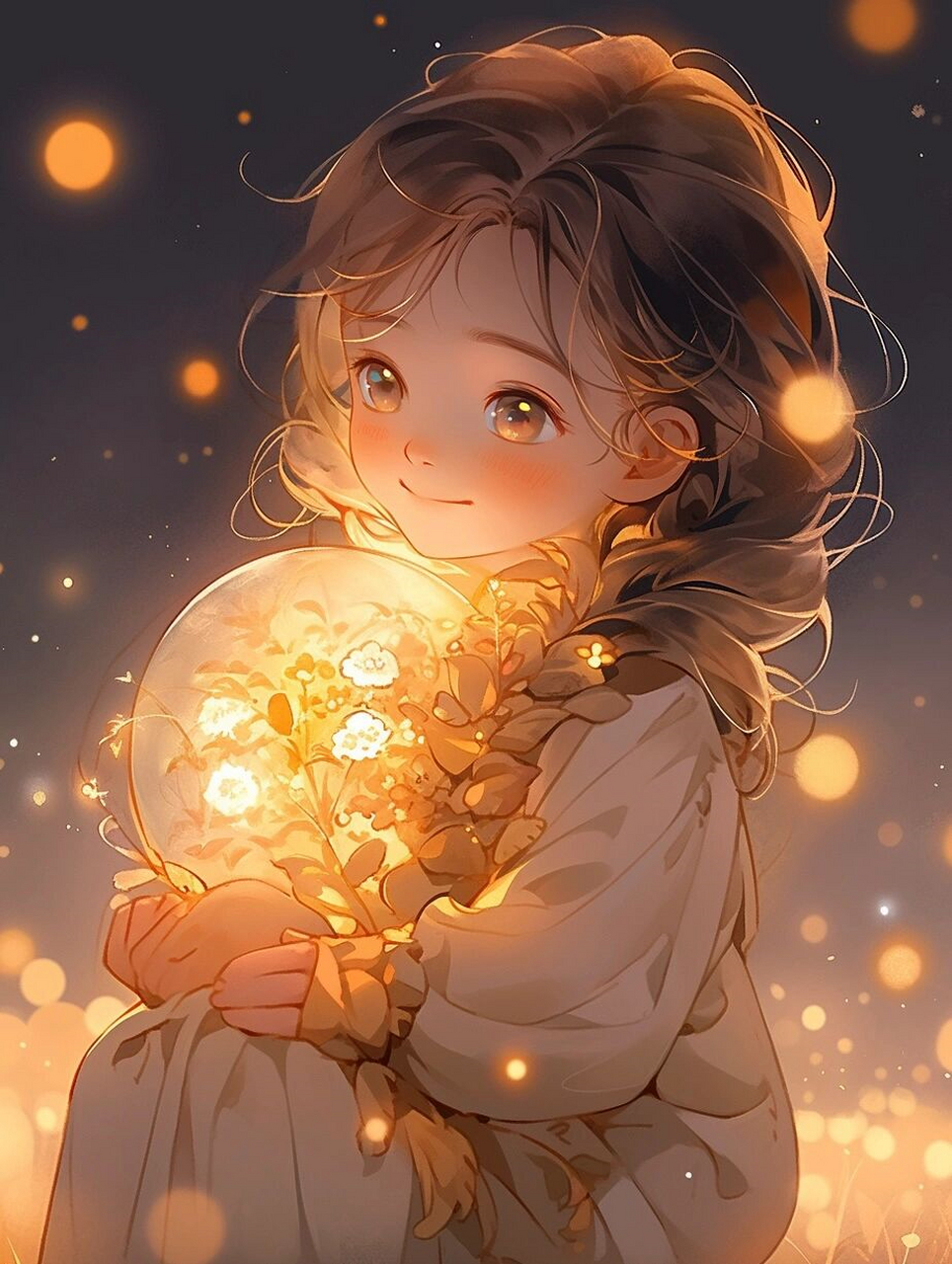 【抱着星星的女孩】超治愈系列  9405继续我的超治愈的系列 ai