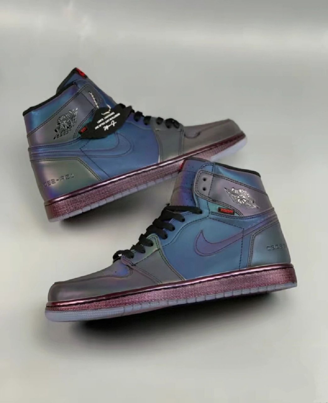 1 high zoom  变色龙	 "今日分享喜欢 air jordan 1 high zoom 变色龙