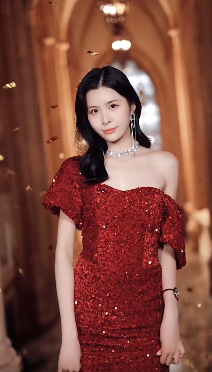 暗红色适合皮肤稍白点儿的女性朋友.