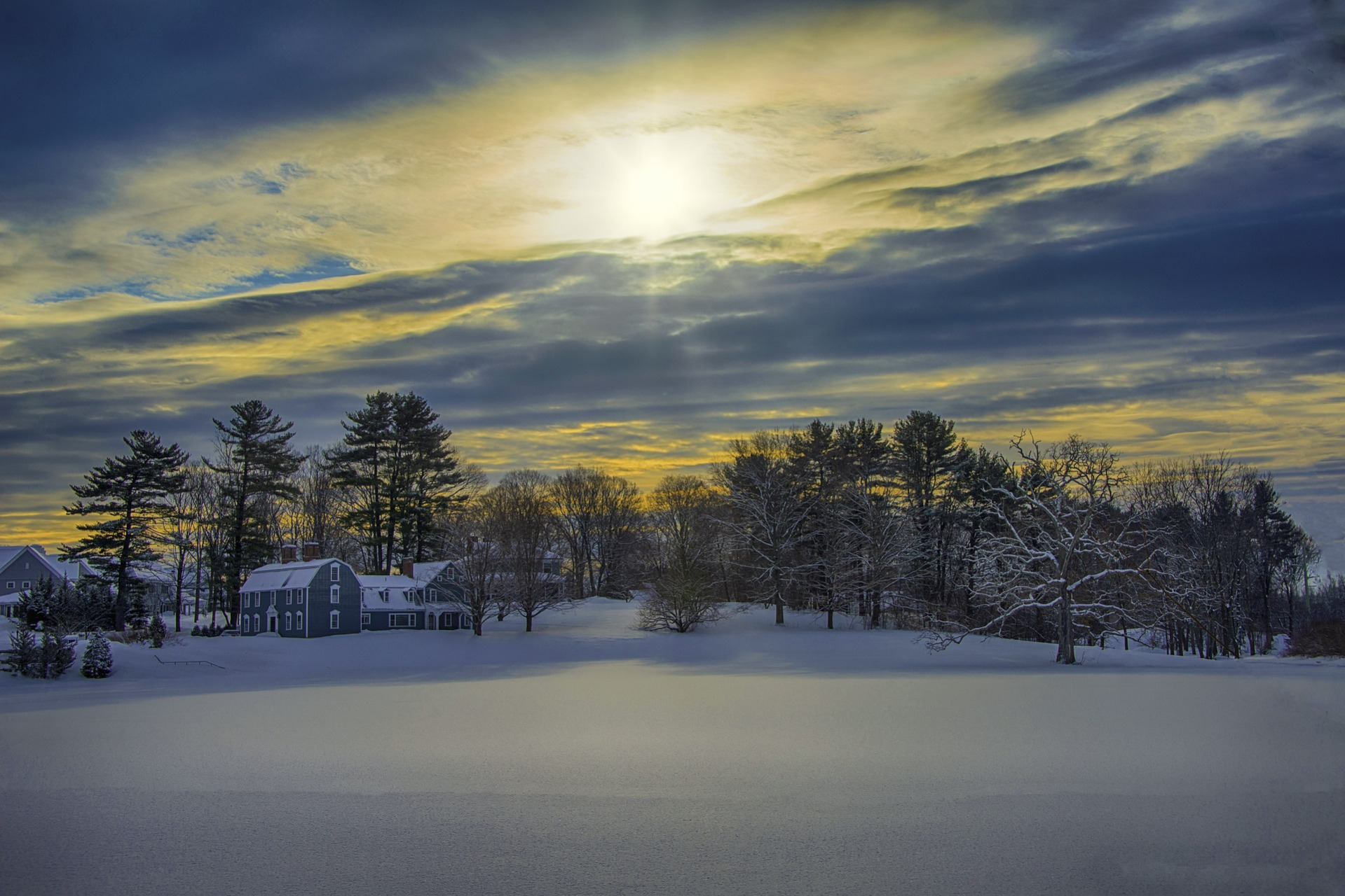 冬季雪景高清电脑壁纸