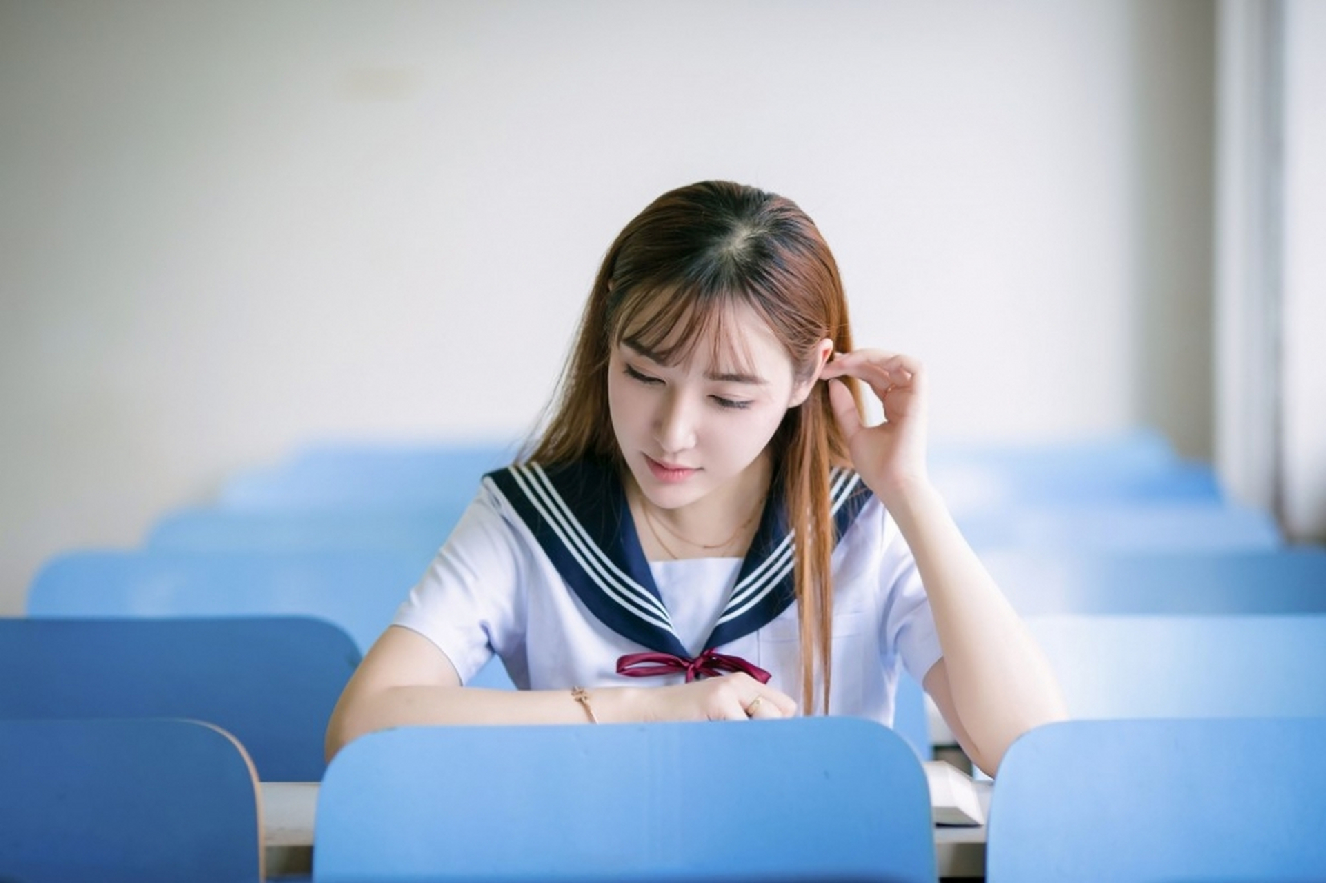 校园女神学生制服,美丽动人
