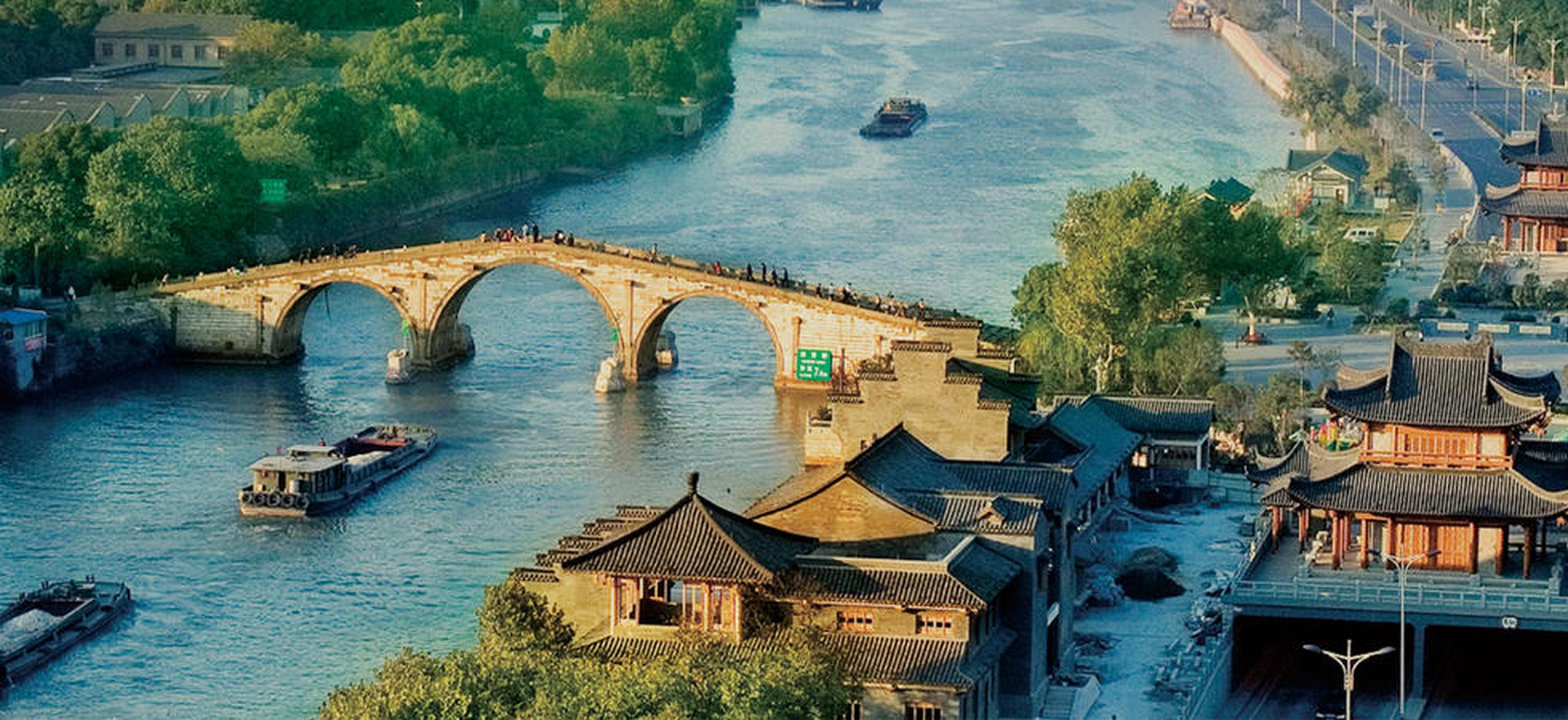 90地理之最,最长的古运河  98历经千年的京杭大运河,被誉为"世界