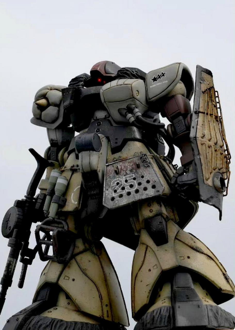 模型欣赏:机动战士高达 沙漠专用型大魔