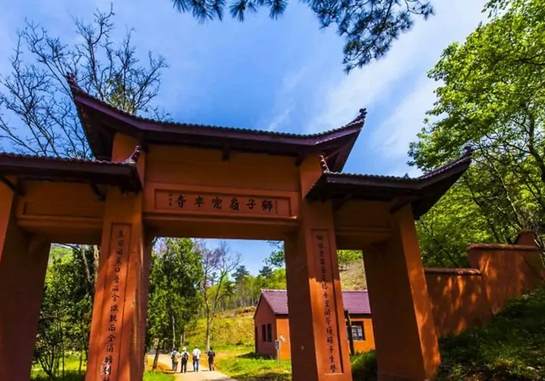 穿越时光的寺庙——兜率寺 沉浸在南京市浦口区老山国家森林公园内的