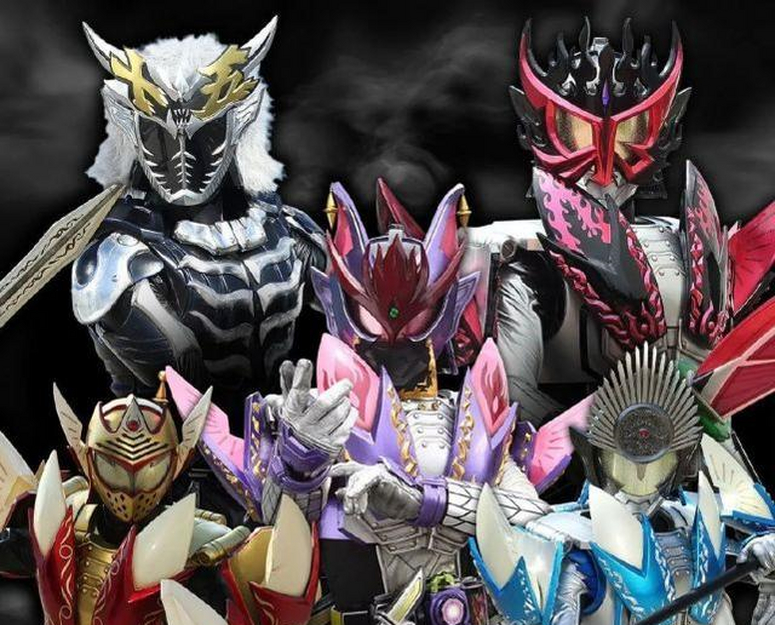 这次的海姆冥界锁种套装包括了假面骑士邪武的黑的苹果定锁种子,假面