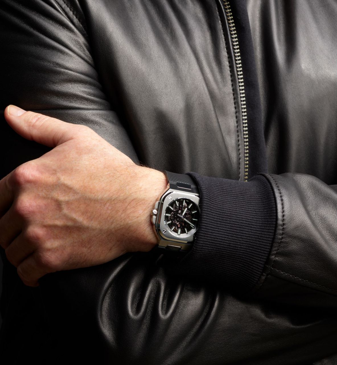 柏莱士br05系列镂空夜光腕表 柏莱士新出的br05系列镂空夜光腕表,都市