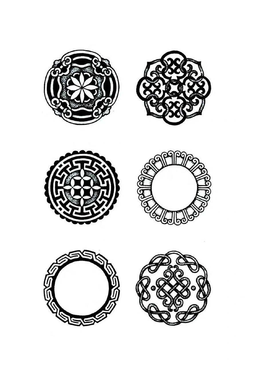 中国传统纹样图案收集库  #家的一万种可能# #传统纹样# #中国传统