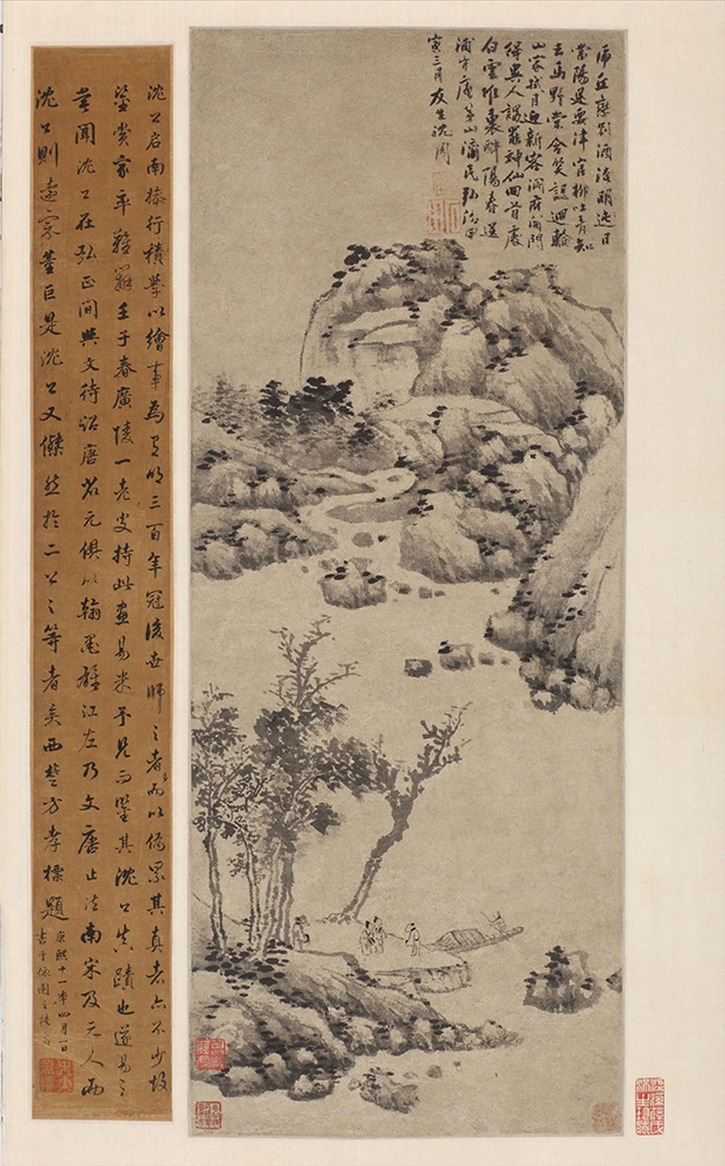 名称:明沈周虎丘恋别图轴 年代:明 简介:70x27#收藏#书画