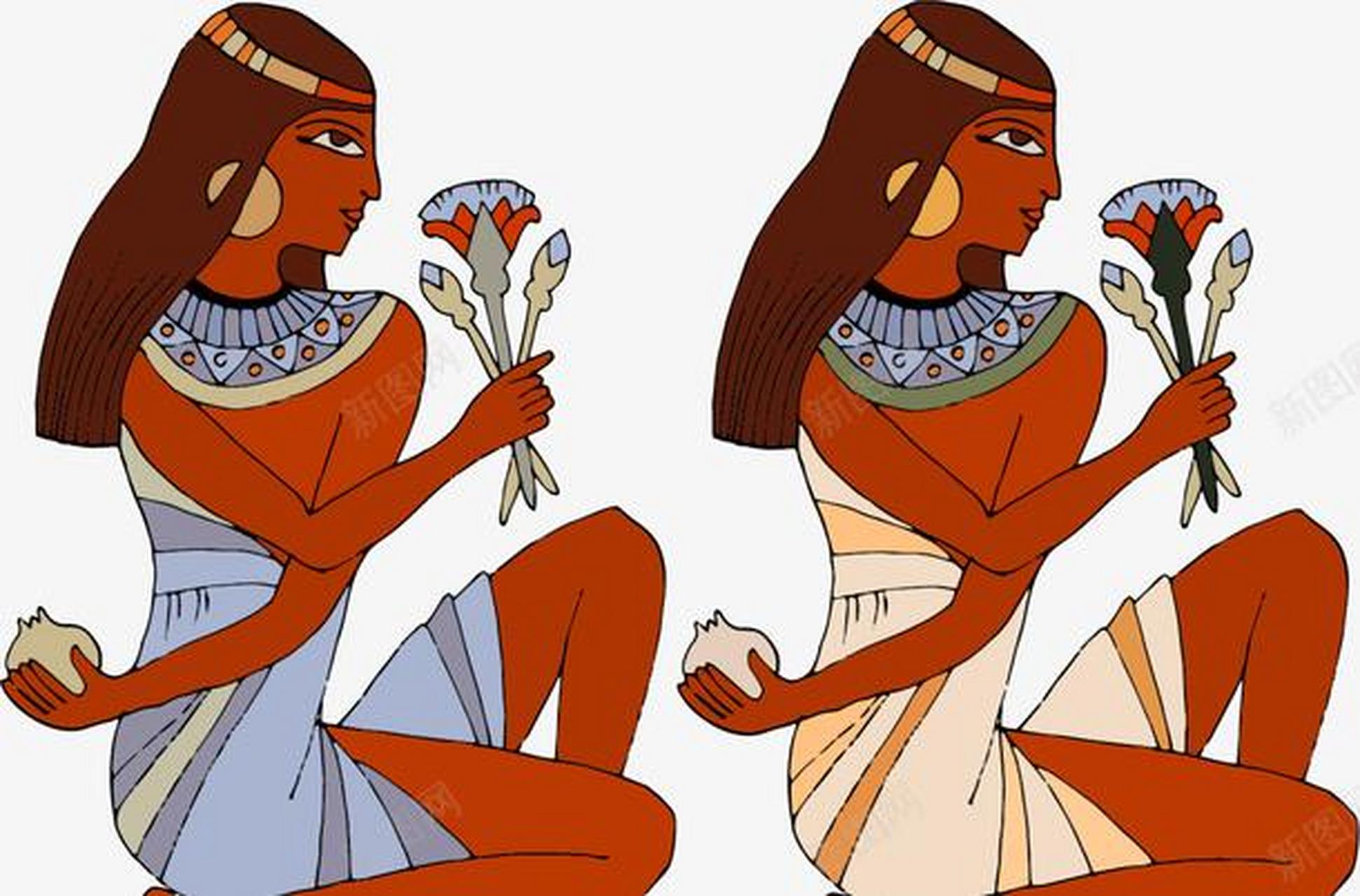 祥论古埃及女性衣饰  古埃及是一个拥有悠久历史的文明古国,其文化在