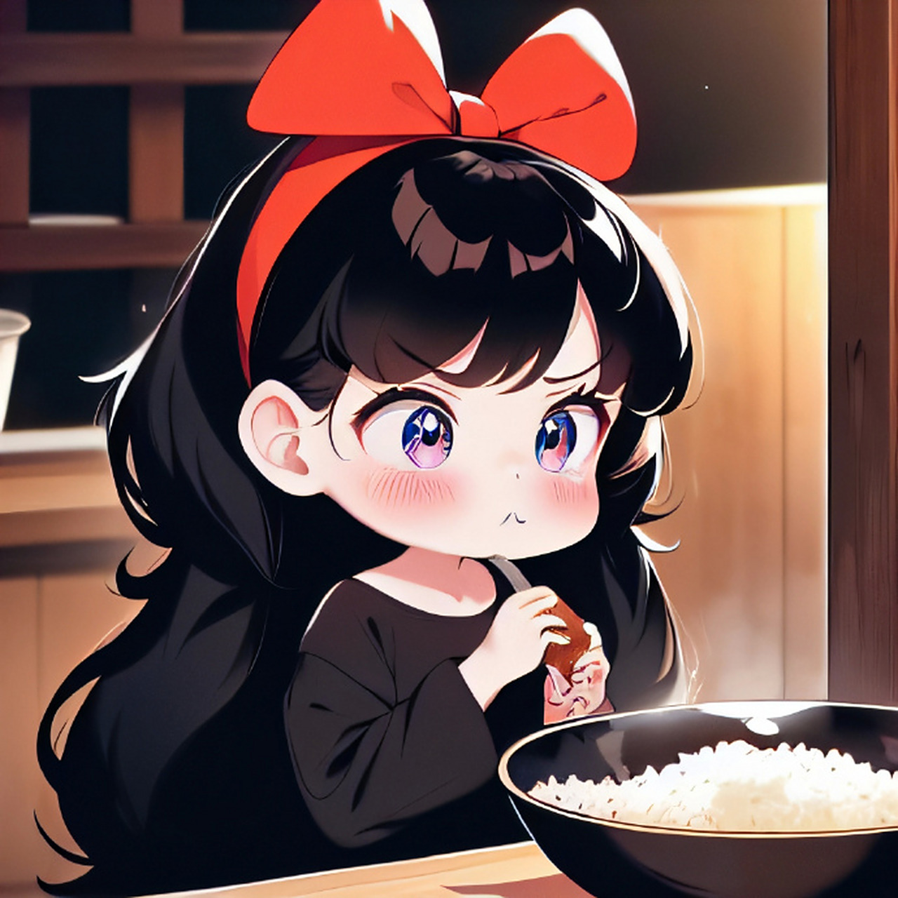 阔阔爱爱的干饭头像