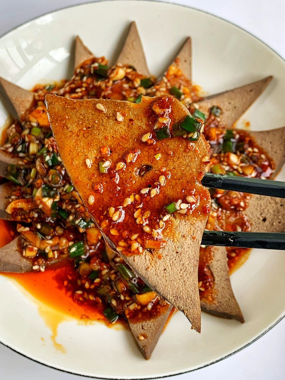 夏日秘制辣油凉拌卤猪肝,营养美味好吃哭 家人们,夏天没胃口试试这个