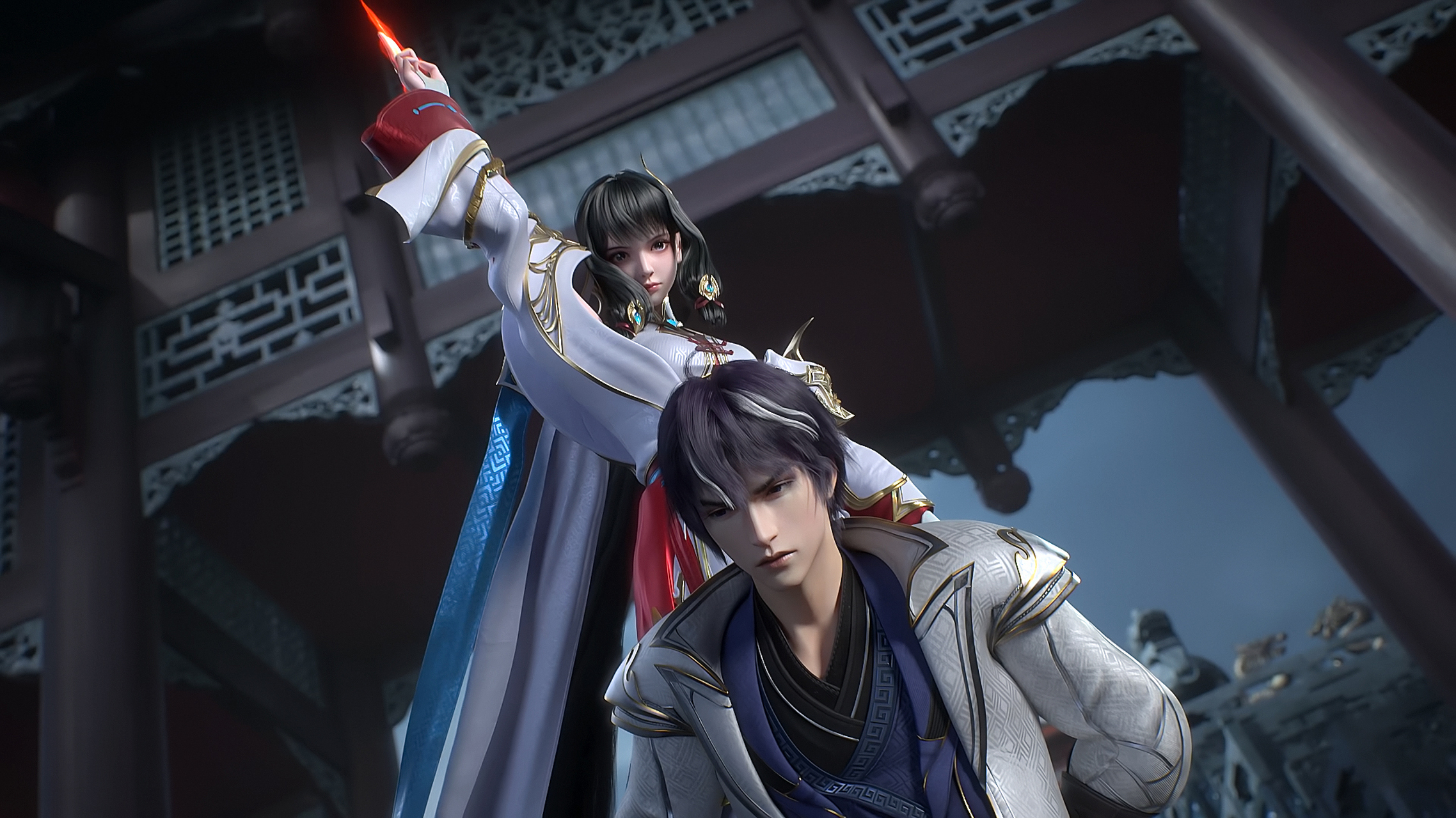 国漫女神|《百炼成神》云落动漫壁纸:杀戮少女(白帝城执法官),上界