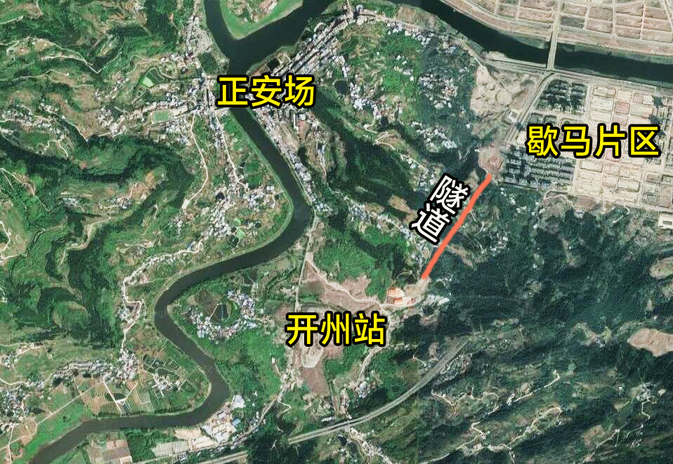 开州是一个百万人口大区,铁路梦做了一百年