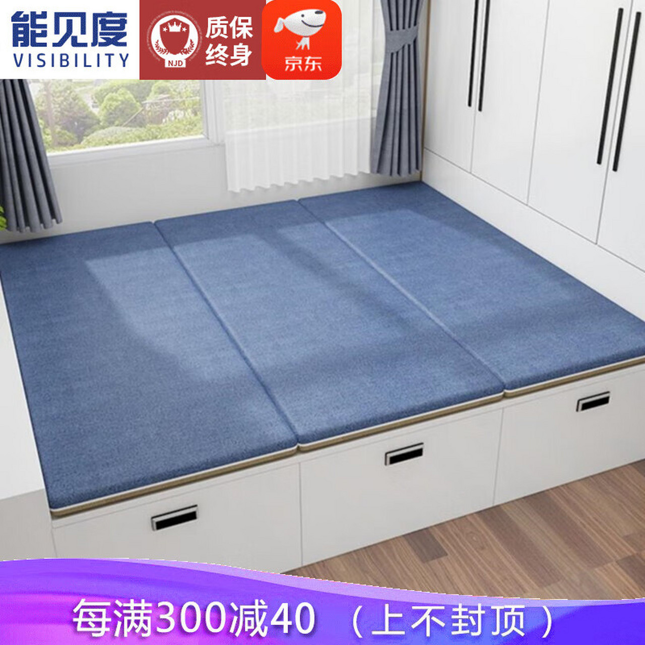 能见度 榻榻米垫子定制尺寸定做双面椰棕乳胶踏踏米床垫子塌塌米垫