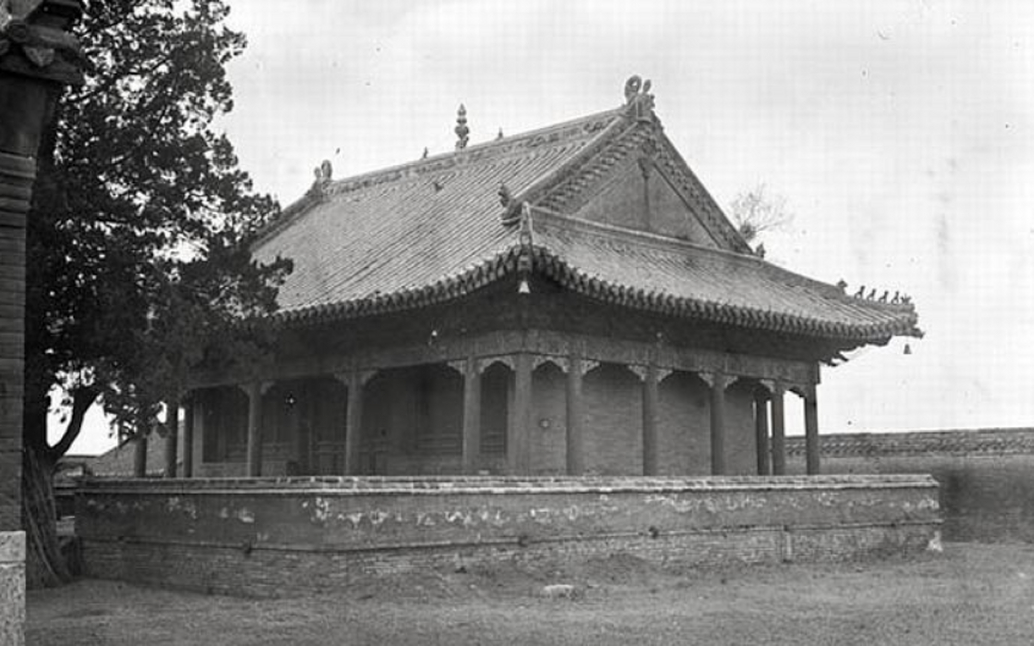 老照片,天后宫,长宁寺,北陵百年前影像