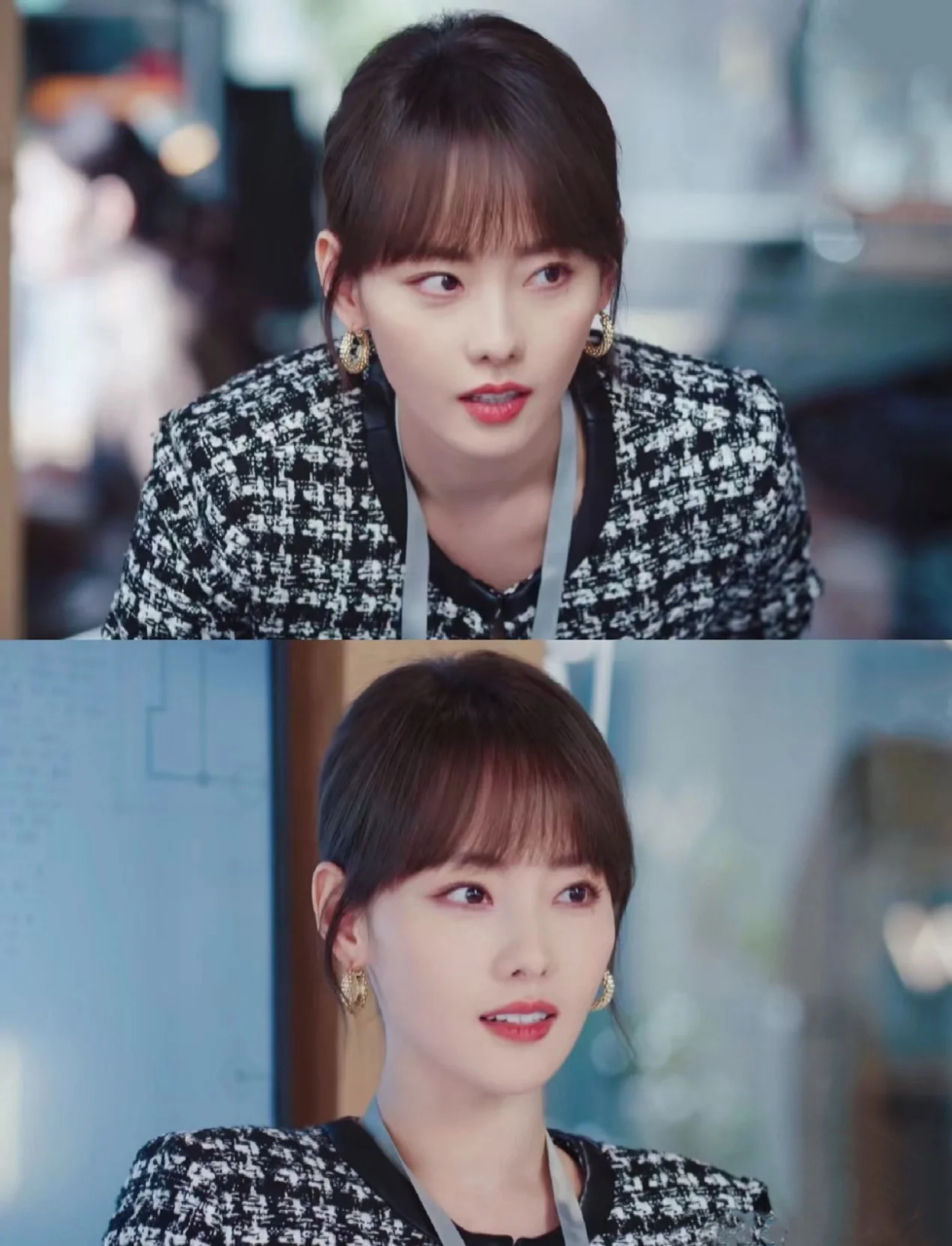 张嘉倪年轻时真的是紫菱本菱,虽然那个时候看起来还很青涩,但是鲁脸