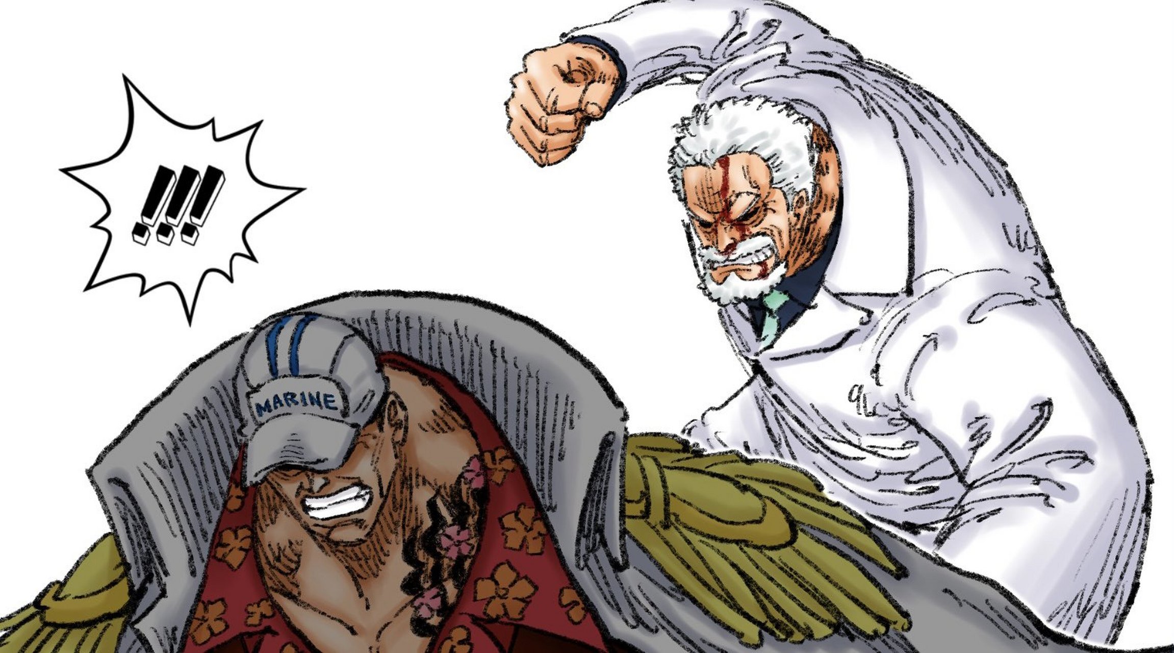 脑洞海贼王,如果顶上战争战国没有成功阻止卡普,赤犬倒霉了……  到