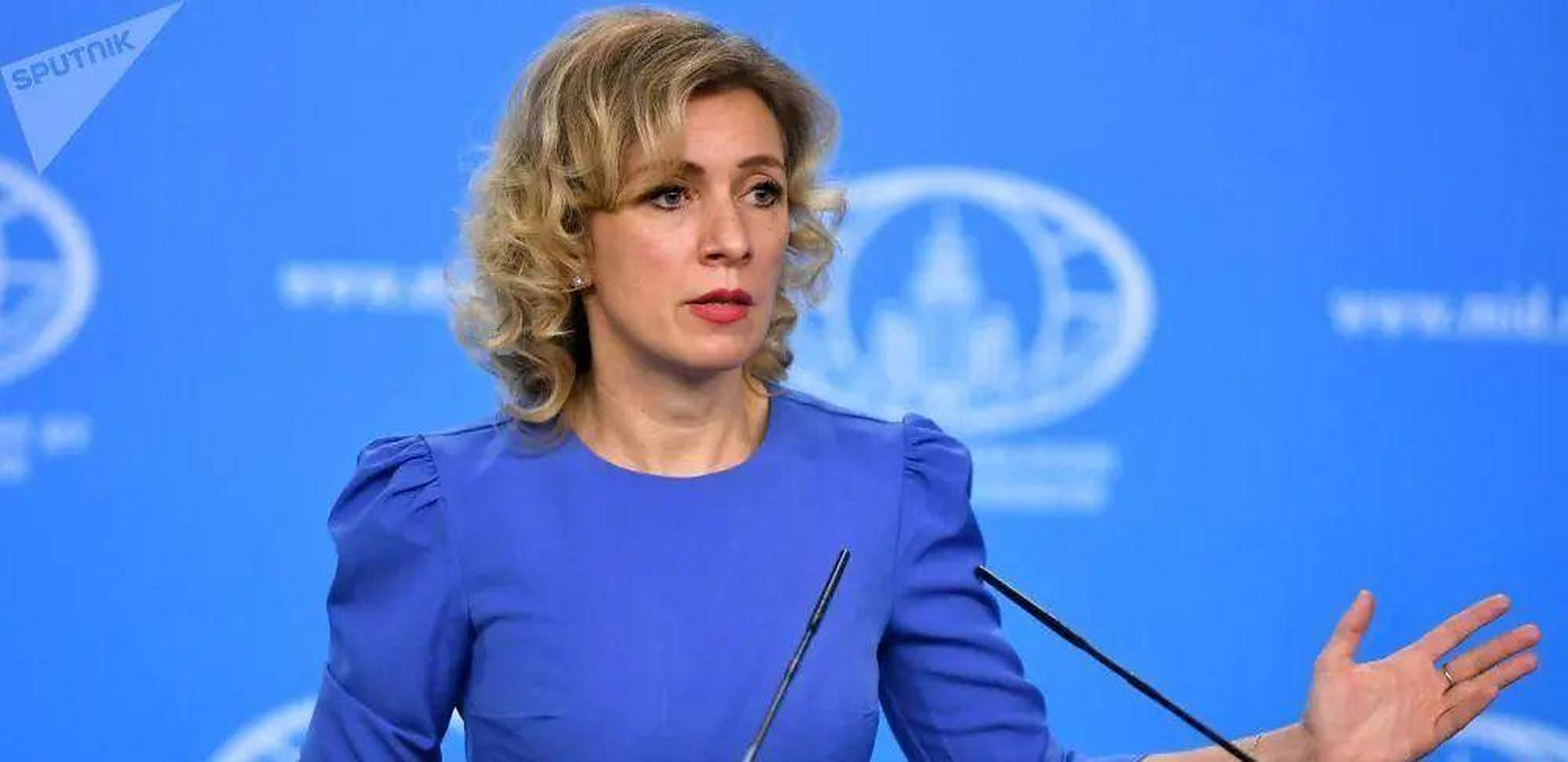 今天,俄罗斯外交部发言人扎哈罗娃在世界多极化在线会议上发表讲话