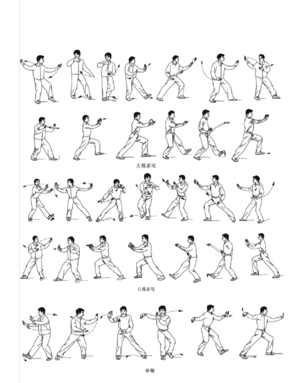 太极拳24式图解 讲解图片