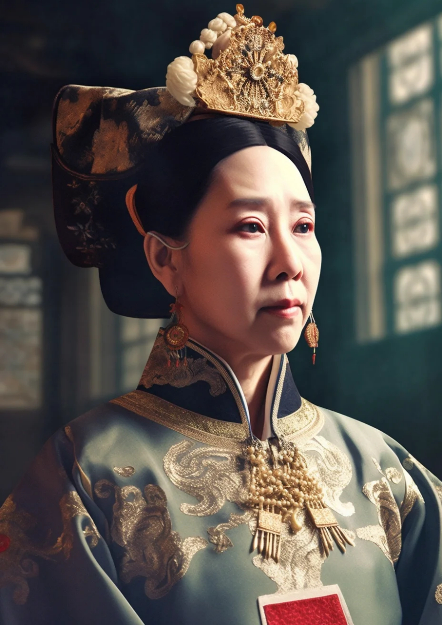 ai还原慈禧太后  慈禧太后慈禧(本名:叶赫那拉氏,别名:西太后,老佛爷,