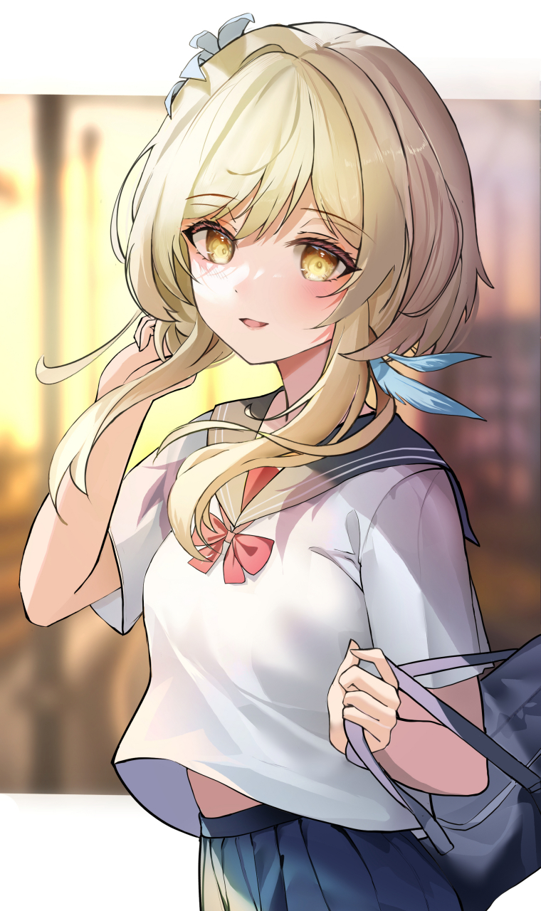 原神# #原神美图分享# 原神女主荧美图