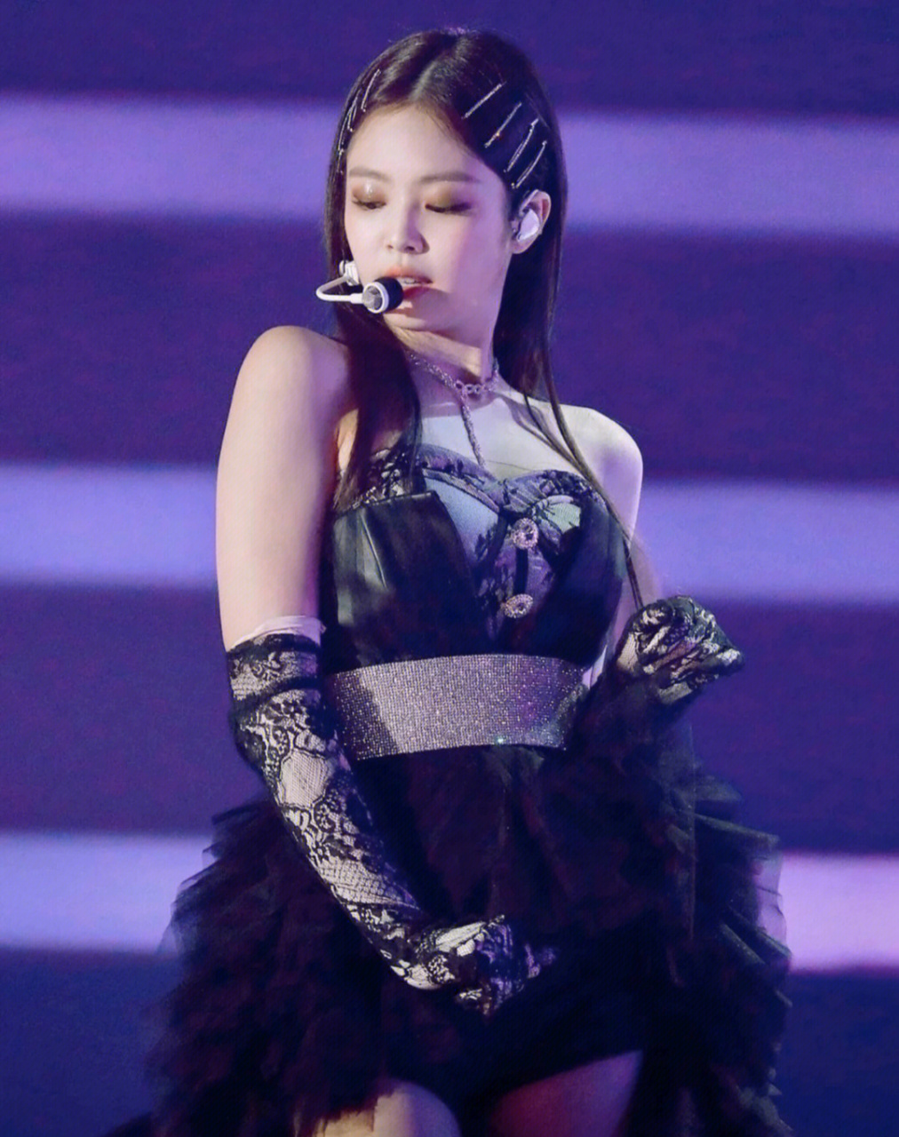 黑丝绝美jennie穿黑丝jennie在舞台上闪闪发光的黑天鹅 #jennie #黑丝