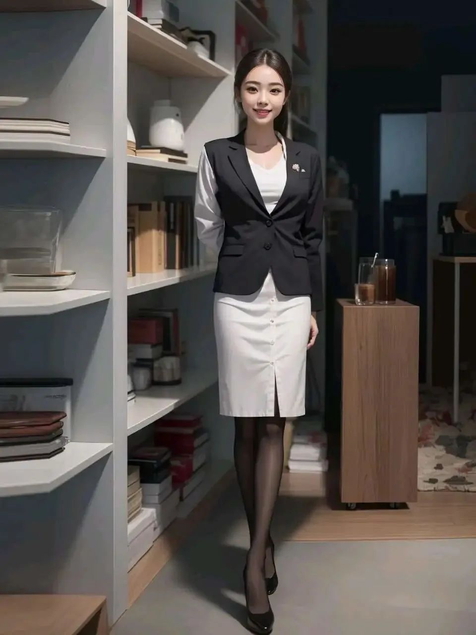 ai画作 | 黑丝大长腿ol职业装美女白领们#ai# #ai共创计划# #美女